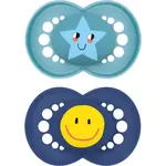 MAM Original 6+ months dudlík Turquoise/ Dark Blue 2 ks