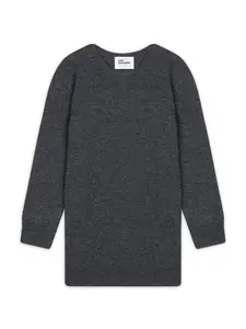 JUST CASHMERE Sveter 'JANICE'  sivá