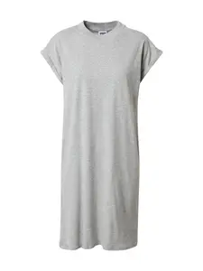 Urban Classics Šaty  sivá melírovaná