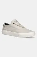 Tenisky Tommy Hilfiger TH HI VULC LOW OXFORD TWILL béžová barva, FM0FM05400