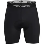 PROGRESS BASIC SHORTS Pánske kraťasy s cyklistickou vložkou, čierna, veľkosť XXL
