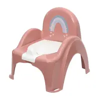 Detská nočník s melódiou a vekom, ergonomický - Duha v ružové