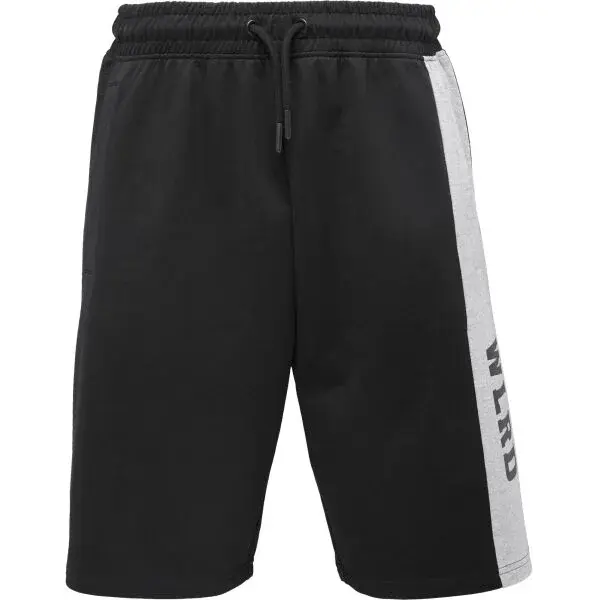 Willard TOLGAN Pohodlné pánske úpletové šortky, čierna, veľkosť