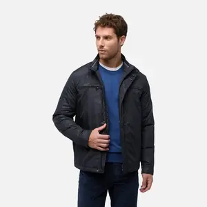 Men's Dark Grey Jacket Geox Jharrod - Mens