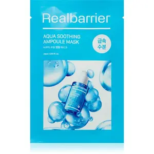Real Barrier Aqua Soothing Ampoule Mask upokojujúca plátienková maska 28 ml