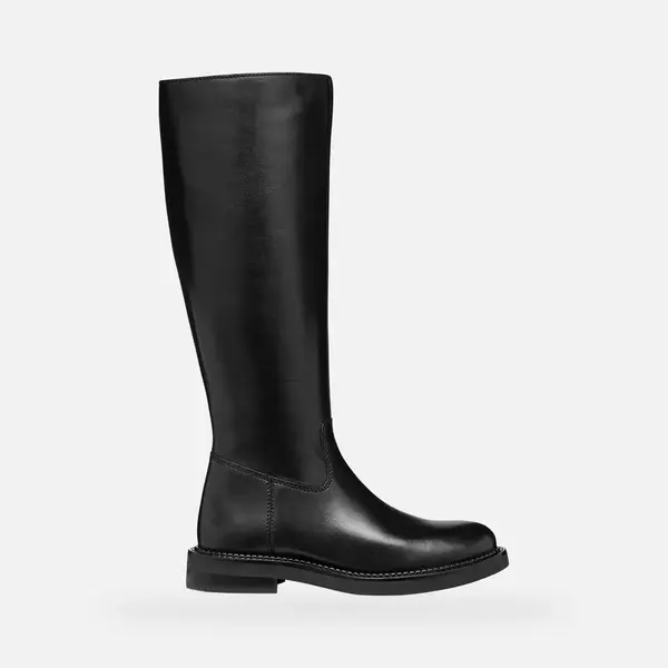 Black Women's Geox Serilda Boots - Women's