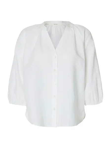 SELECTED Blúzka 'SLFCleo-Alberta'  biela