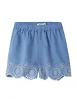 NAME IT Nohavice 'NMFFerma'  modrá denim / šedobiela