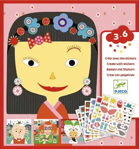 Set se samolepkami Obličeje