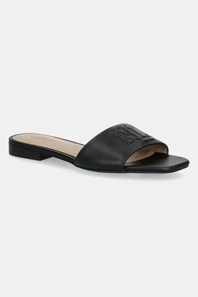 Kožené pantofle Lauren Ralph Lauren Everley Sld