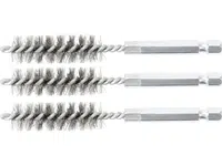 BGS technic Sada kartáčů na vrtačku, 8 mm, 6hranné 1/4", ocelové, 3 ks - BGS 3078-8-S Velikost: 13 mm