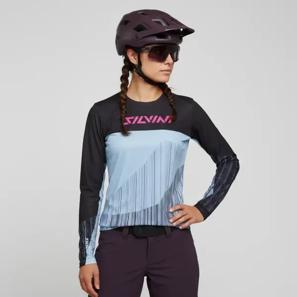 Dámský enduro dres silvini ella černá/modrá xl
