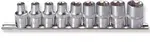 Sada nástrčných hlavic Torx E 10 - 24, 1/2" - JONNESWAY S06H49S