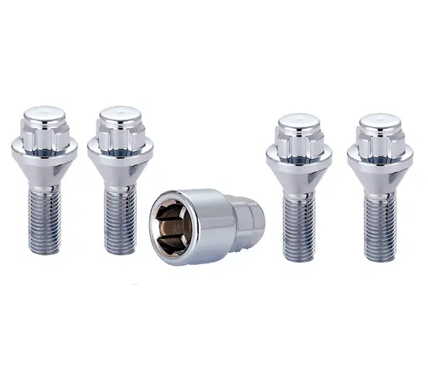 Ferdus Sada šroubů pro disky M12x1.5 kužel 60 stupňů, délka závitu 27,5 mm, klíč 17/19 Rozměr závitu: M12x1.5