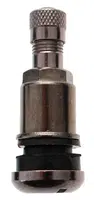 Ferdus Bezdušový ventil TR525 MS, černý nikl, otvor v disku 11,5 mm, délka ventilu 42 mm - 1 kus Varianta: černý nikl. otvor v disku 11.5 mm. délka v…