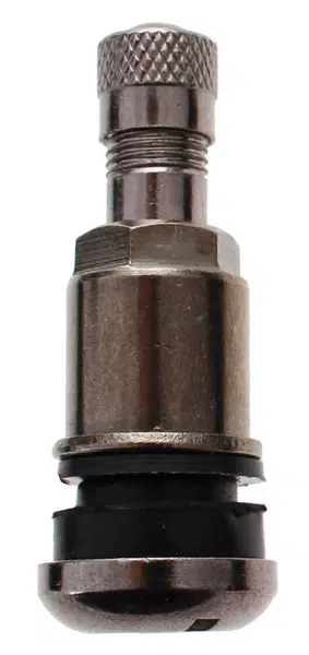Ferdus Bezdušový ventil TR525 AL, hliník, otvor v ráfku 11,5 mm, délka 42 mm - 1 kus Varianta: černý nikl. otvor v disku 11.5 mm. délka ventilu 42 mm…