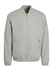 JACK & JONES Prechodná bunda 'JWHMASH'  sivá