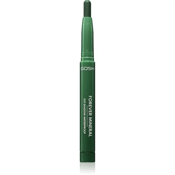 GOSH COPENHAGEN Forever Mineral Matte dlouhotrvající oční stíny v tužce odstín 019 Matt Olive Green 1.4 g