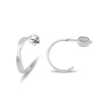 Soliter Stříbrné náušnice kruhy 431 001 02803 04