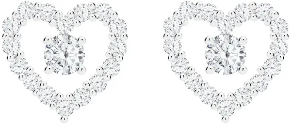 Preciosa Romantické stříbrné náušnice First Love s kubickou zirkonií Preciosa 5303 00