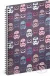 Spirálový blok Star Wars – Pattern (linkovaný, A5)