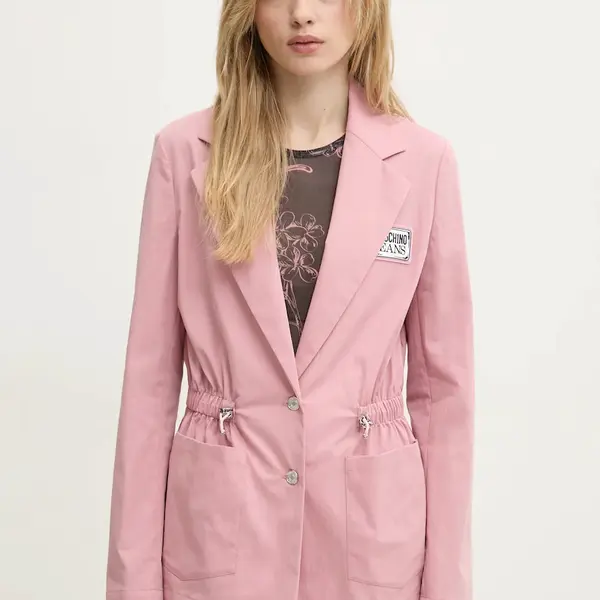 Sako Moschino Jeans růžová barva, 0513 3224
