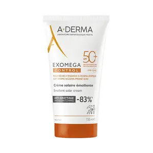 A-DERMA Exomega Control Emolienční krém SPF50+ 150 ml