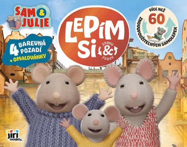 Lepím si znovu a znovu Dům myšek Sam & Julie
