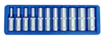 Hlavice 6-hranné prodloužené 1/4" 4-13mm 11ks SW-Stahl