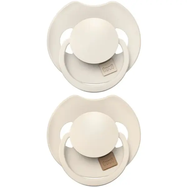 LOVI PRIME 6-18m dudlík Coconut/Ivory 2 ks