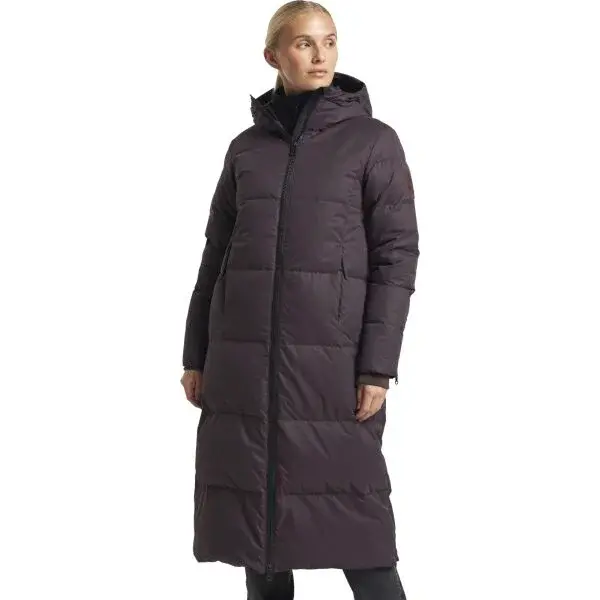 TENSON SHANNA 2.0 DOWN COAT Dámský péřový kabát, vínová, velikost