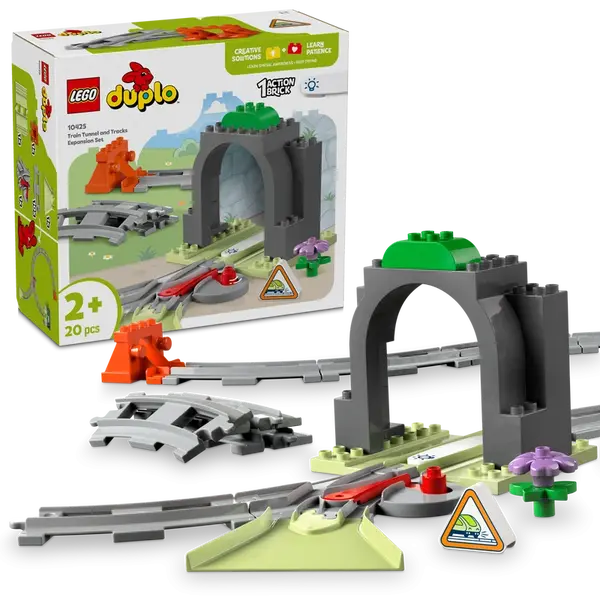 LEGO® DUPLO 10425 Železniční tunel a koleje rozšiřující sada