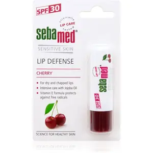 Sebamed Sensitive Skin Lip Defense ochranný balzám na rty SPF 30 Cherry 4.7 g