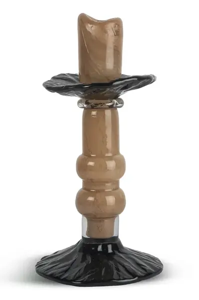 Dekorativní svícen Byon Lara S hnědá barva