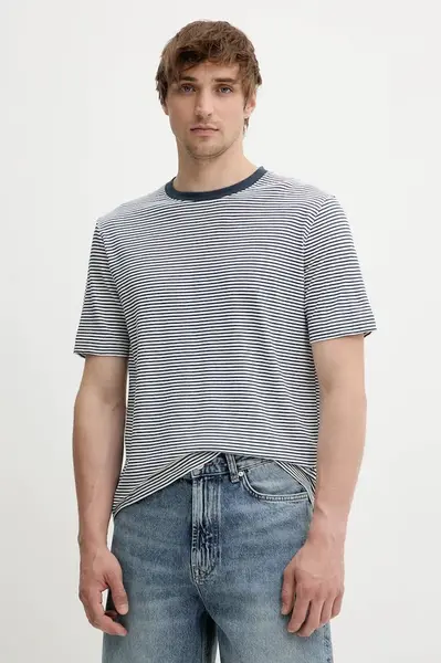 Tričko s příměsí lnu Marc O'Polo