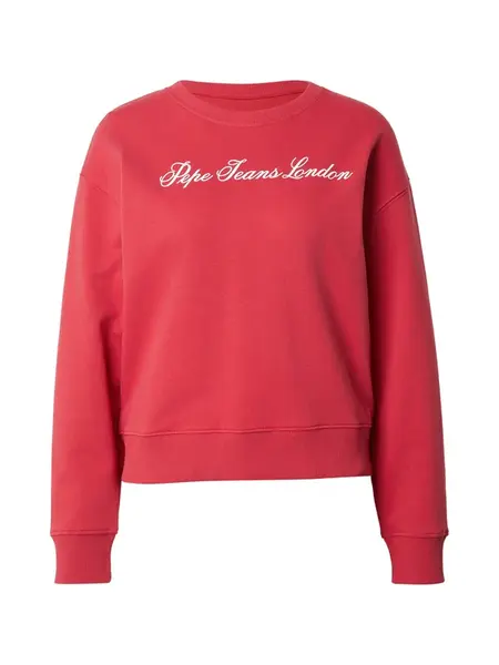 Pepe Jeans Mikina  ružová / biela