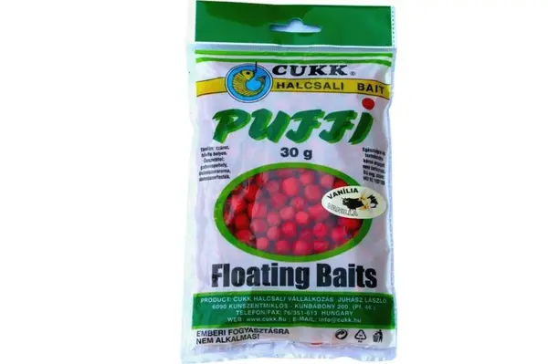 Cukk puffi small 30g 8mm - 12mm-vanilka