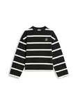 TOMMY HILFIGER Mikina  čierna / biela