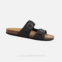 Black men's slippers Geox Ghita - Men's