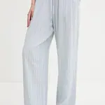 Lněné kalhoty Abercrombie & Fitch