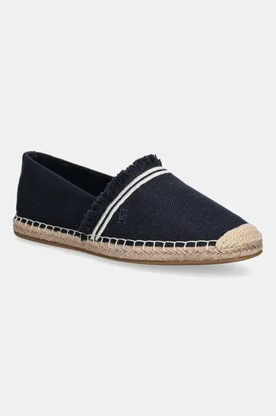 Espadrilky Tommy Hilfiger FRINGE CANVAS CLOSED ESPADRILLE