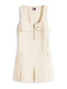 Tommy Jeans Šaty  béžová