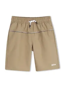 BOSS Plavecké šortky  béžová