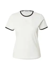 EDITED Tričko 'Daisy'  čierna / biela