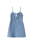 Bershka Šaty  modrá denim