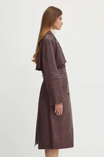 Kožený kabát BOSS