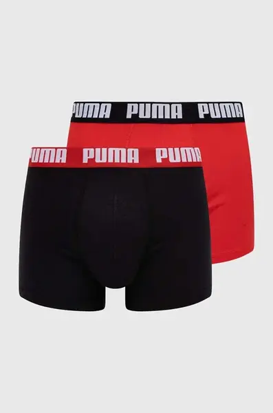 Puma přiléhavé boxerky pánské bavlněné s elastanem Everyday Basic 2-pack
