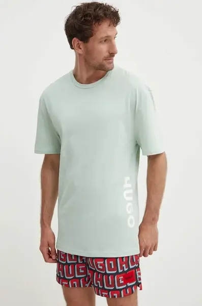 HUGO  Plážové tričko  T-SHIRT RN RELAXED