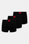 HUGO boxerky pánské bavlněné s elastanem TRUNK TRIPLET GALAXY 3-pack