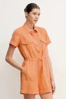 Overal Pepe Jeans EDMEE oranžová barva, s límečkem, PL230511